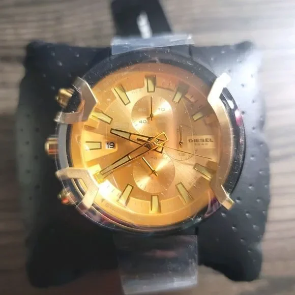 *HP X2* Diesel Griffed Chronograph Black Stainless Steel - Picture 4 of 6